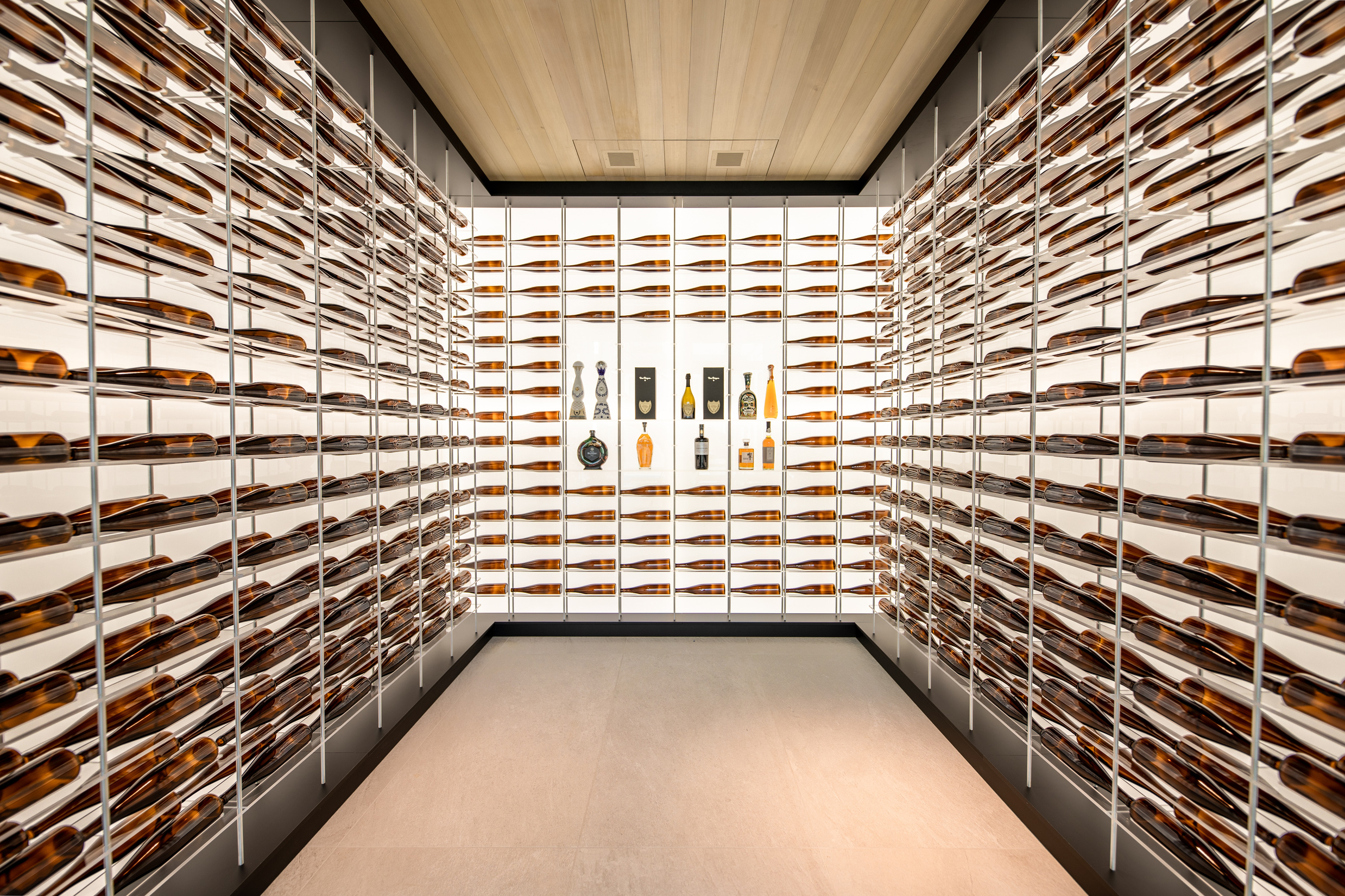 Custom Kessick wine cellar installation